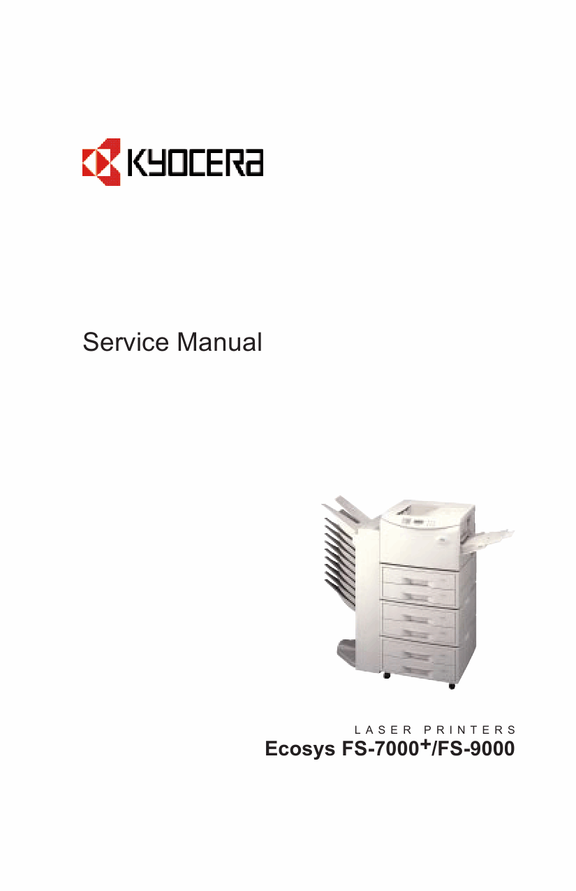 KYOCERA LaserPrinter FS-7000+ 9000 Service Manual-1